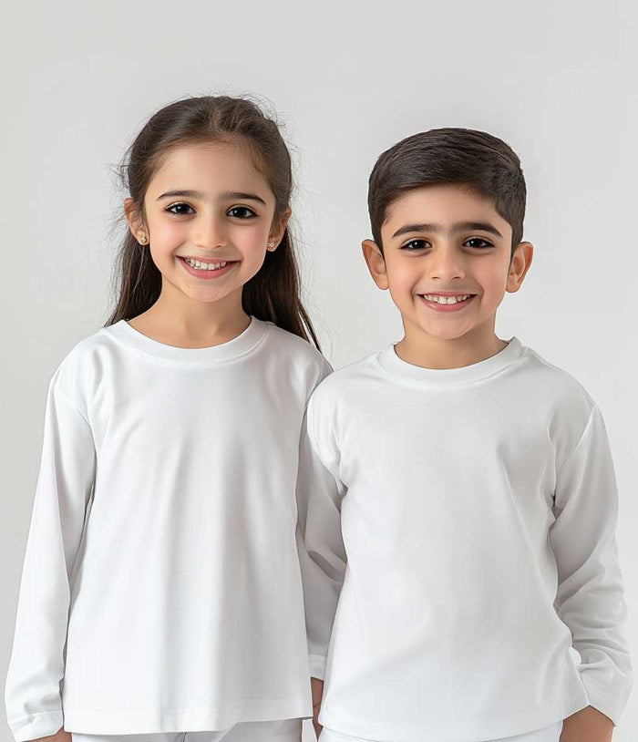 Girls & Boys Long Sleeves Round Neck - Hinz Clothing