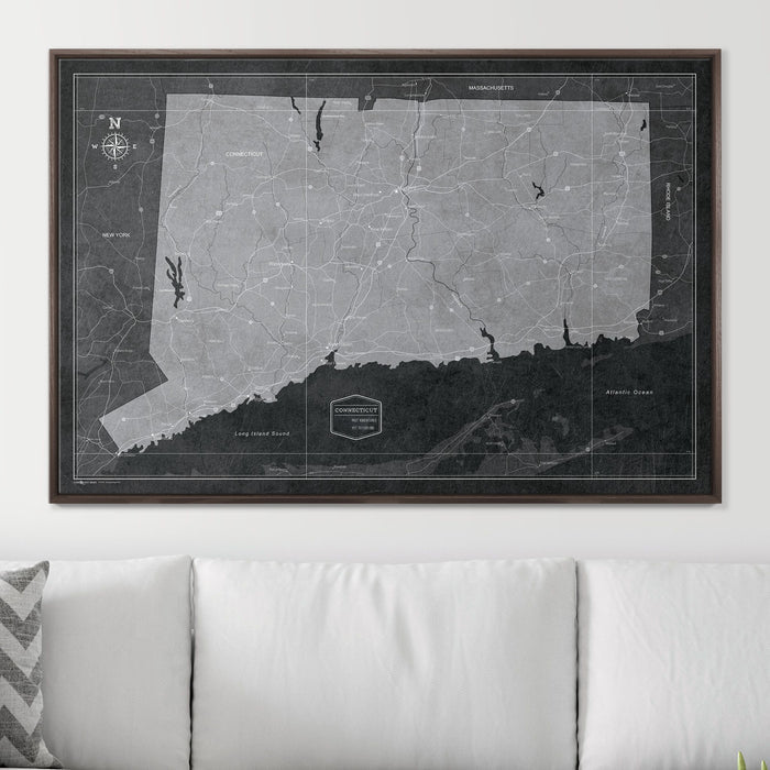 48" x 32" / Standard / Dark Walnut