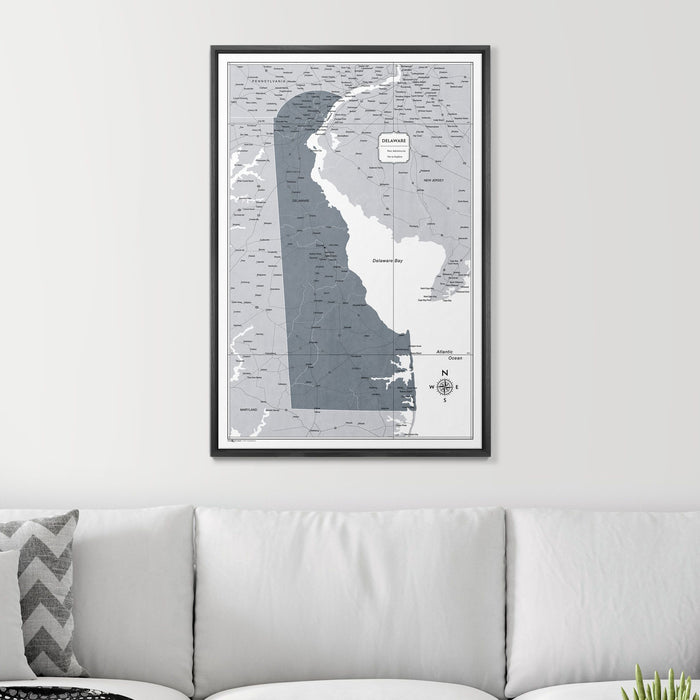 24" x 36" / Standard / Wood Grain Black
