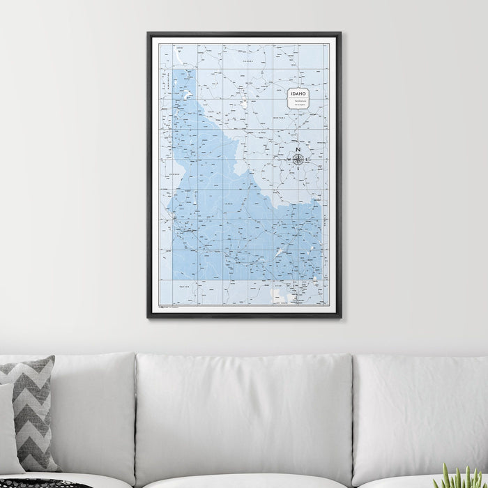 24" x 36" / Standard / Wood Grain Black
