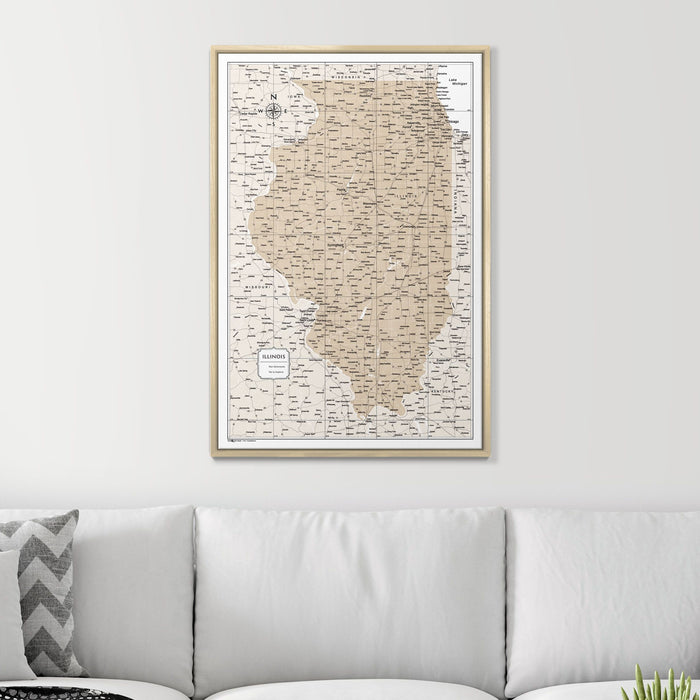 24" x 36" / Standard / Natural Oak