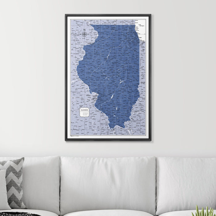 24" x 36" / Standard / Wood Grain Black