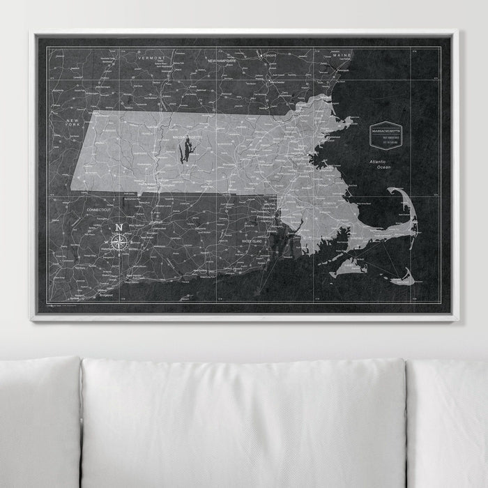 36" x 24" / Standard / Smooth White