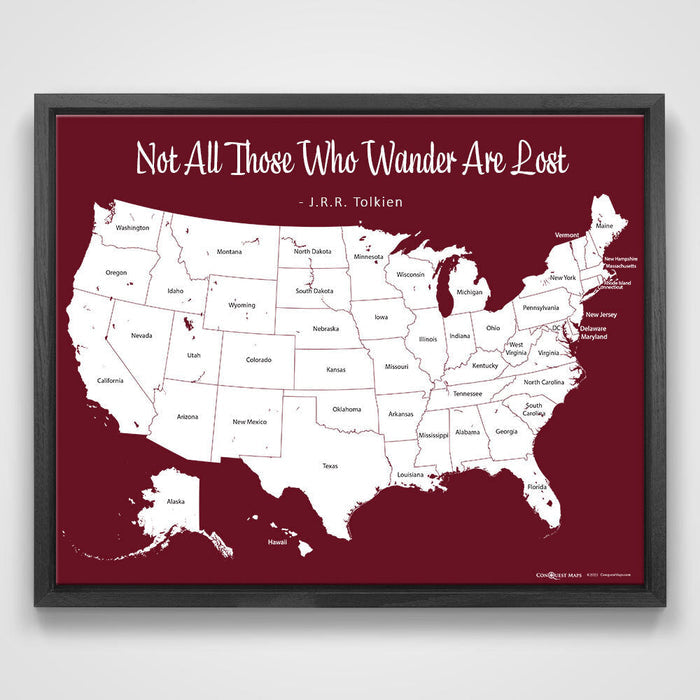 20" x 16" / Cabernet / Wood Grain Black