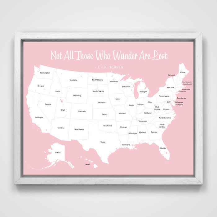 14" x 11" / Rose Quartz / Smooth White