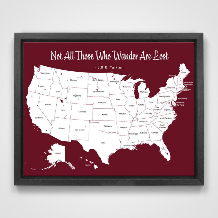 14" x 11" / Cabernet / Wood Grain Black
