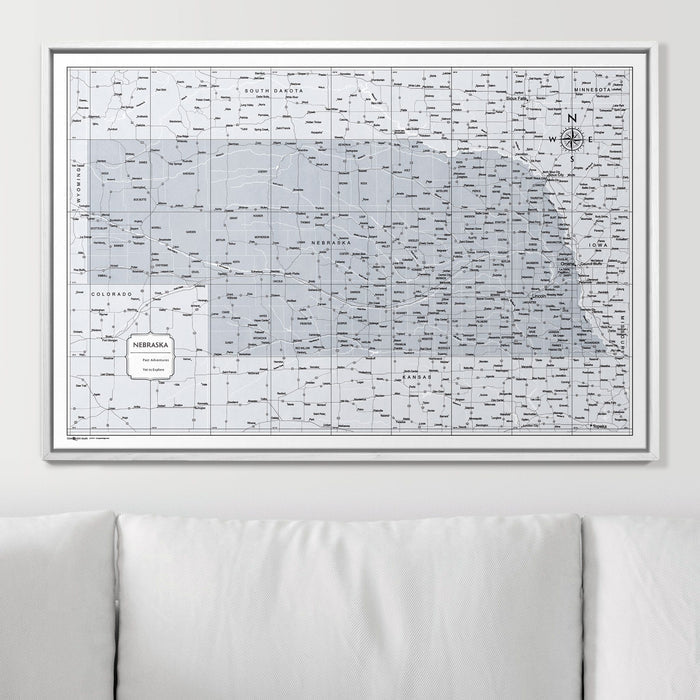 36" x 24" / Standard / Smooth White