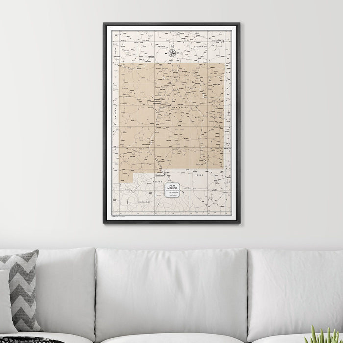24" x 36" / Standard / Wood Grain Black
