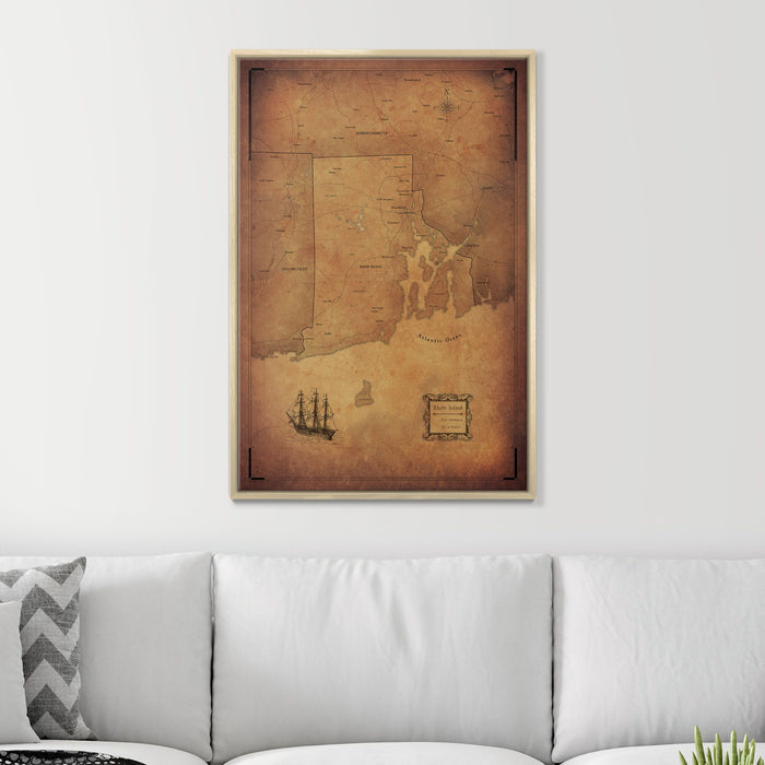 24" x 36" / Standard / Natural Oak