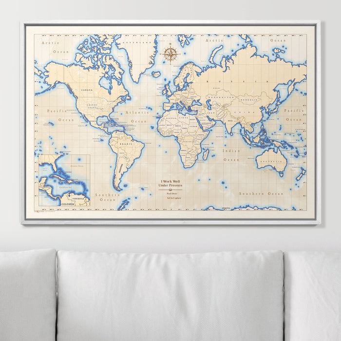 36" x 24" / Standard / Smooth White