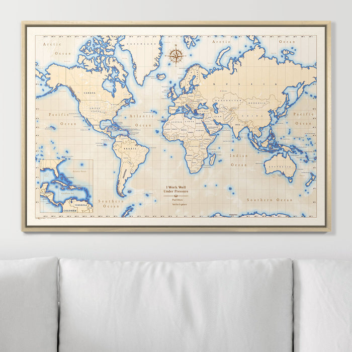 36" x 24" / Standard / Natural Oak