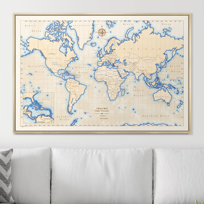 48" x 32" / Standard / Natural Oak