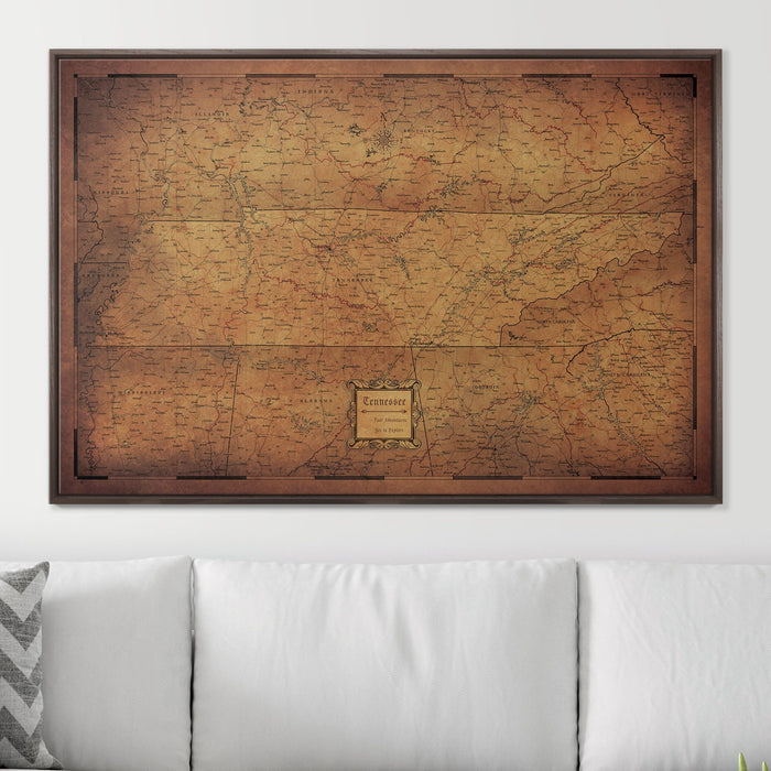 48" x 32" / Standard / Dark Walnut