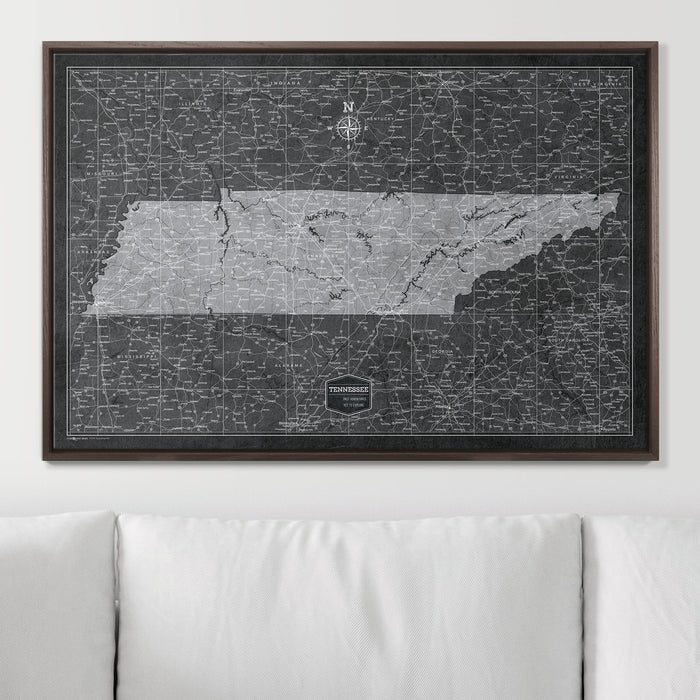 36" x 24" / Standard / Dark Walnut