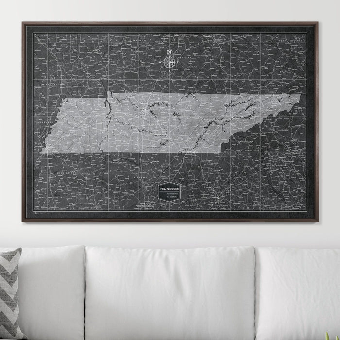 48" x 32" / Standard / Dark Walnut