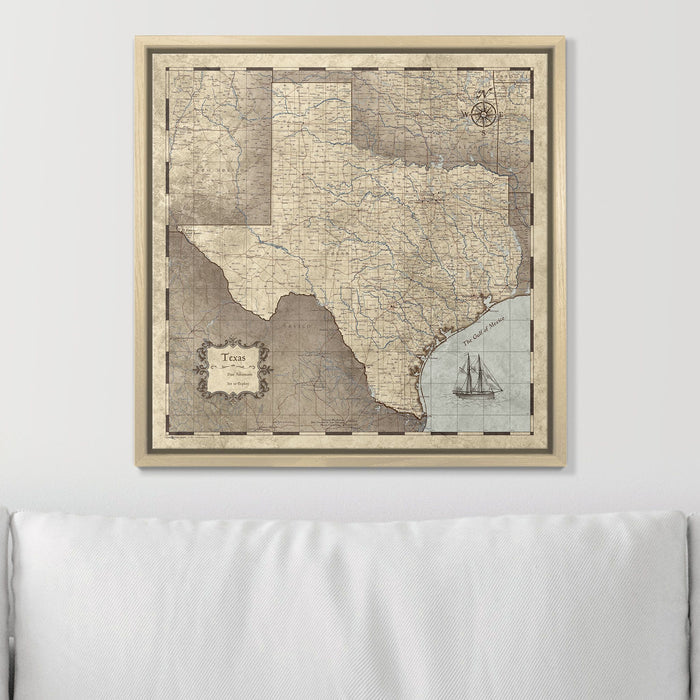 16" x 16" / Standard / Natural Oak