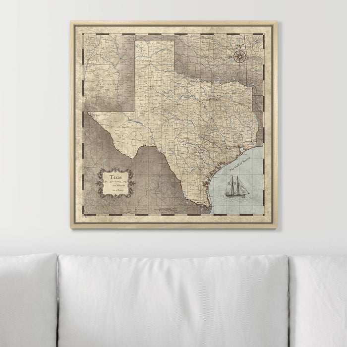 24" x 24" / Standard / Natural Oak