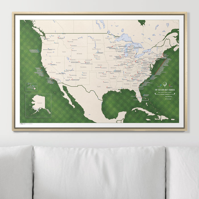36" x 24" / Standard / Natural Oak