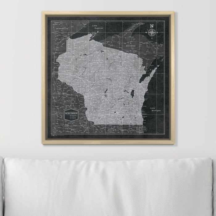 16" x 16" / Standard / Natural Oak