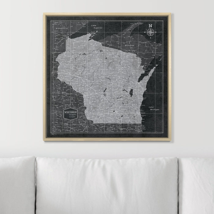24" x 24" / Standard / Natural Oak