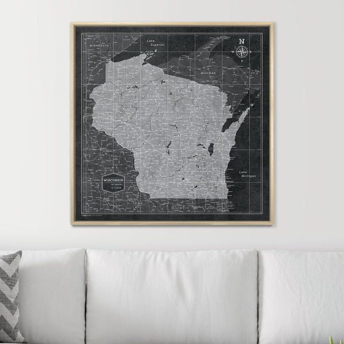 32" x 32" / Standard / Natural Oak