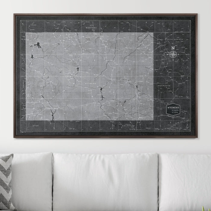 48" x 32" / Standard / Dark Walnut