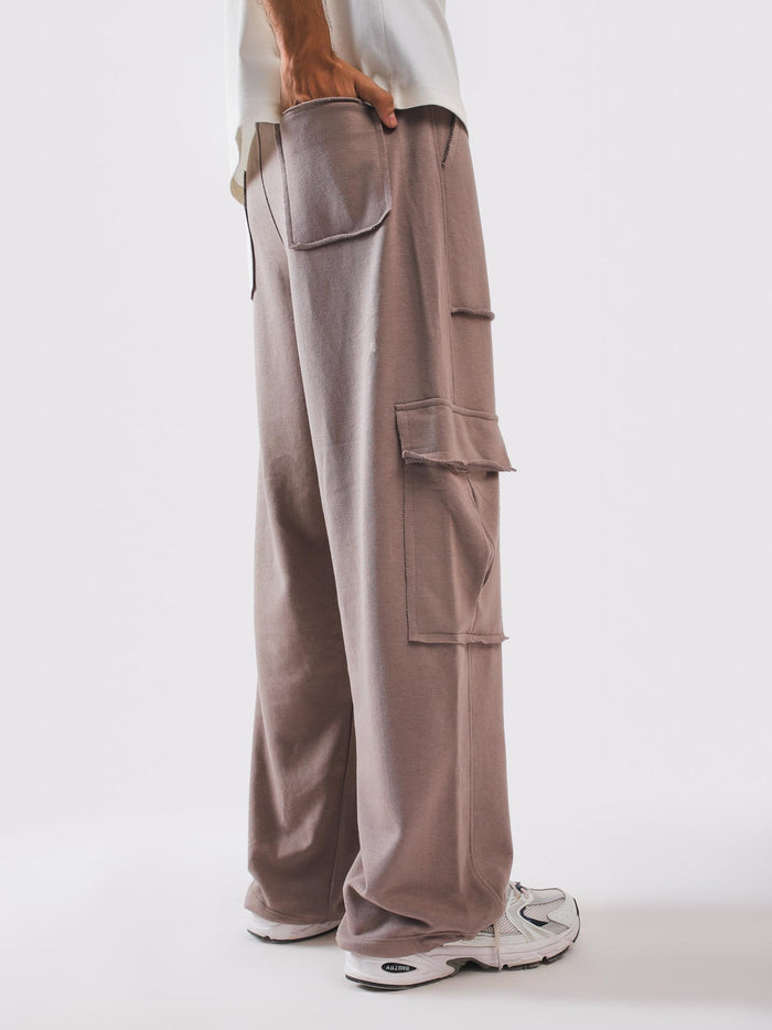 R1 Cargo wide leg stacking over a sneaker - GROOVY Pakistan
