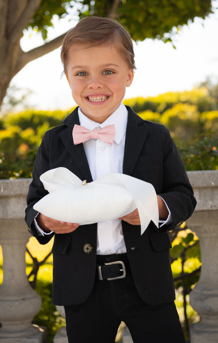 Range Kids Bow Tie ~ Rose Gold Solid