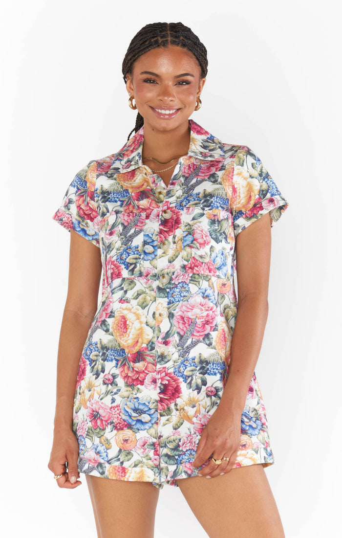 Range Romper ~ Dusty Meadows Denim