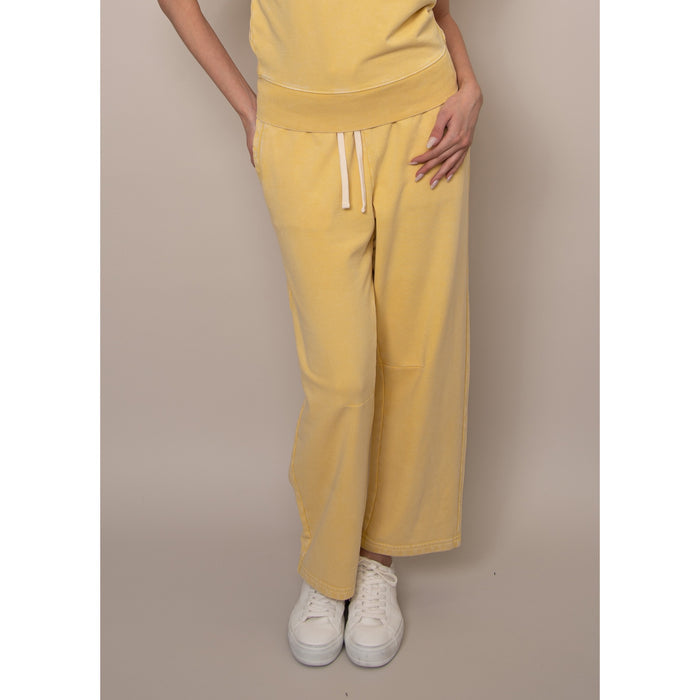 RDI - Brie / Padmala, French Terry Sweater Top & Jogger Pants w Drawstring Set 011/022 - Corn