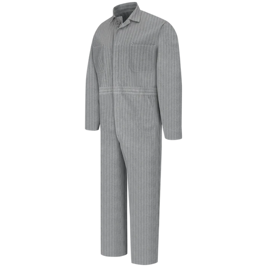 Red Kap Button-Front 100% Cotton Coveralls