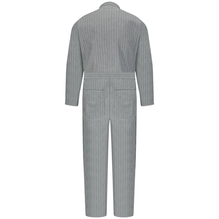 Red Kap Button-Front 100% Cotton Coveralls