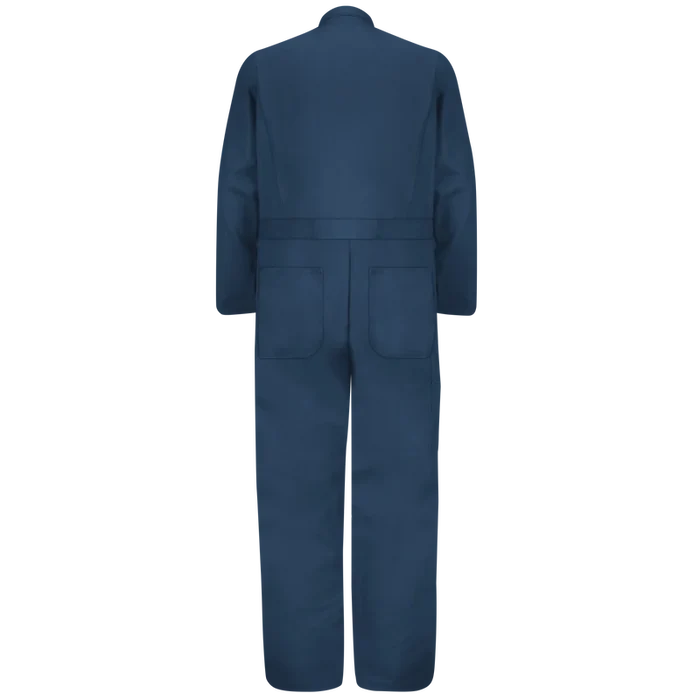 Red Kap Button-Front 100% Cotton Coveralls
