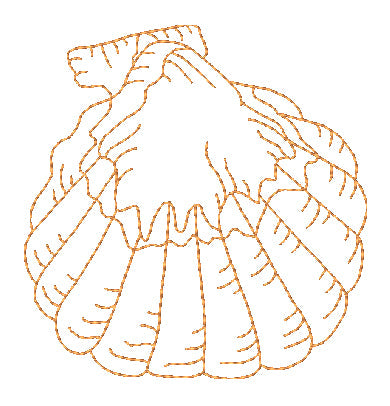 Redwork Snails Seashells and Starfish [4x4] 11501 Machine Embroidery Designs