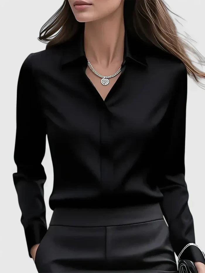 Reese | Women's Elegant Button Down Shirt with Concealed Placket