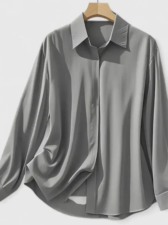 Reese | Women's Elegant Button Down Shirt with Concealed Placket