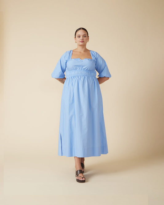 REMI DRESS CORNFLOWER