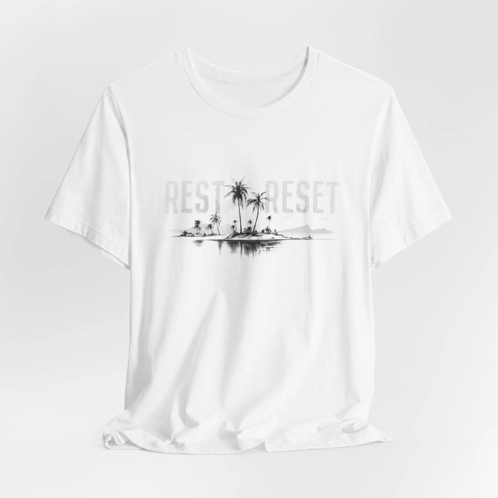 Rest & Reset Island T-Shirt Printify