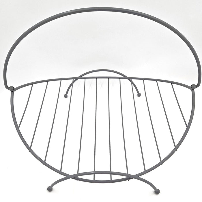 Repair/Paint Magazine Rack Refurbished Brass & Enamel Large Log/Blanket/Magazine Holder Rack 1950/60s