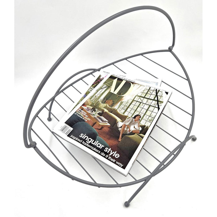Repair/Paint Magazine Rack Refurbished Brass & Enamel Large Log/Blanket/Magazine Holder Rack 1950/60s