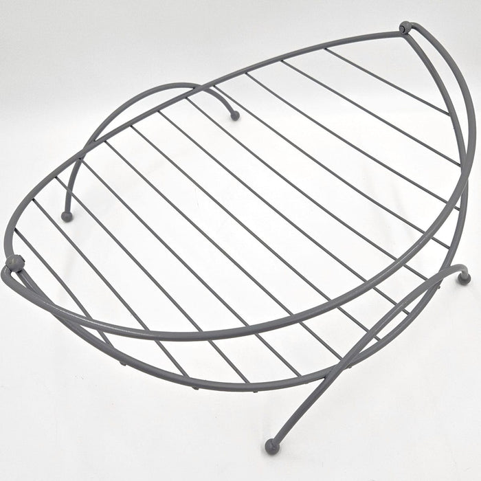 Repair/Paint Magazine Rack Refurbished Brass & Enamel Large Log/Blanket/Magazine Holder Rack 1950/60s