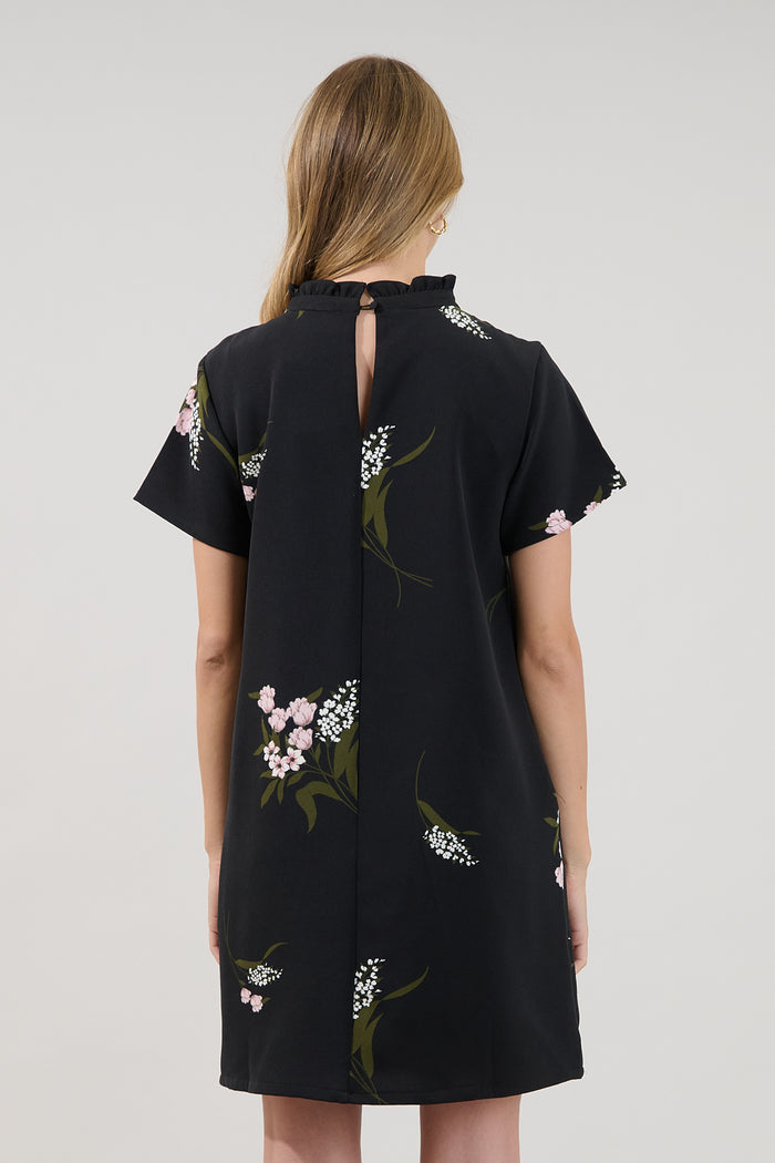 Rickie Shift Mini Dress Floral