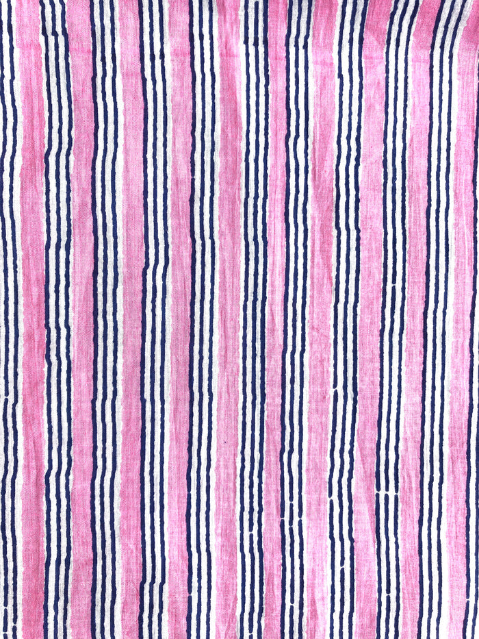 Pink & Blue Stripe / Medium