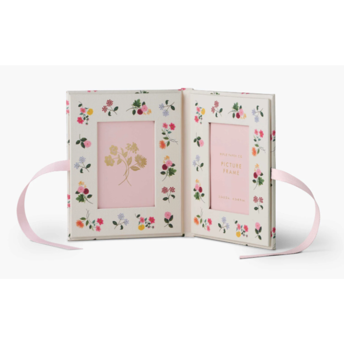 Rifle Paper Co. Folio Paper-Wrapped Picture Frame - Ditsy Dahlia