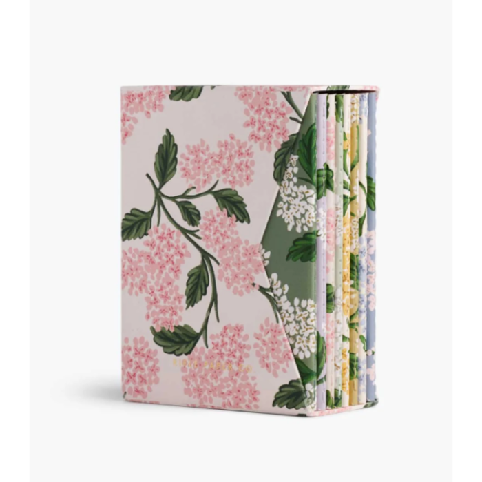 Rifle Paper Co. Pocket Notebook Set - Pink Hydrangea