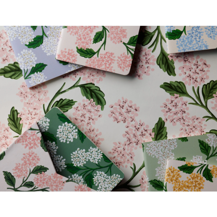 Rifle Paper Co. Pocket Notebook Set - Pink Hydrangea
