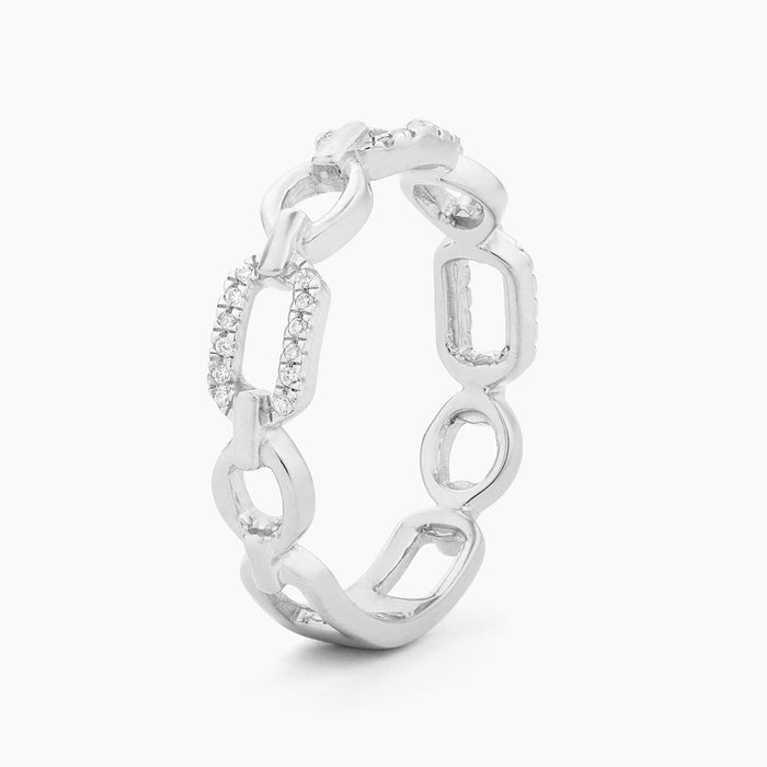 Ring Linked Forever To You Stackable Waterproof
