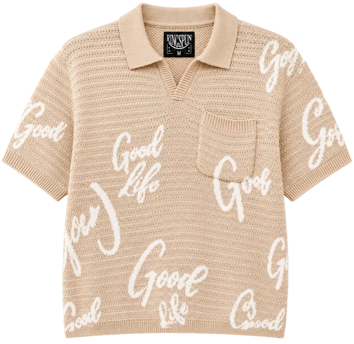 RINGSPUN S/S KNIT POLO SHIRT