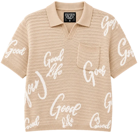 RINGSPUN S/S KNIT POLO SHIRT
