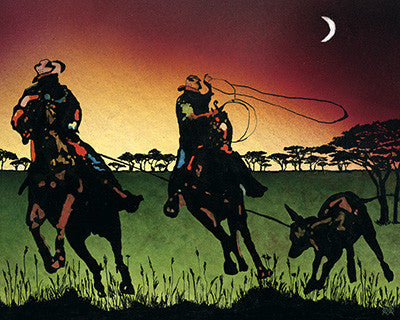 Ropin' at Dusk